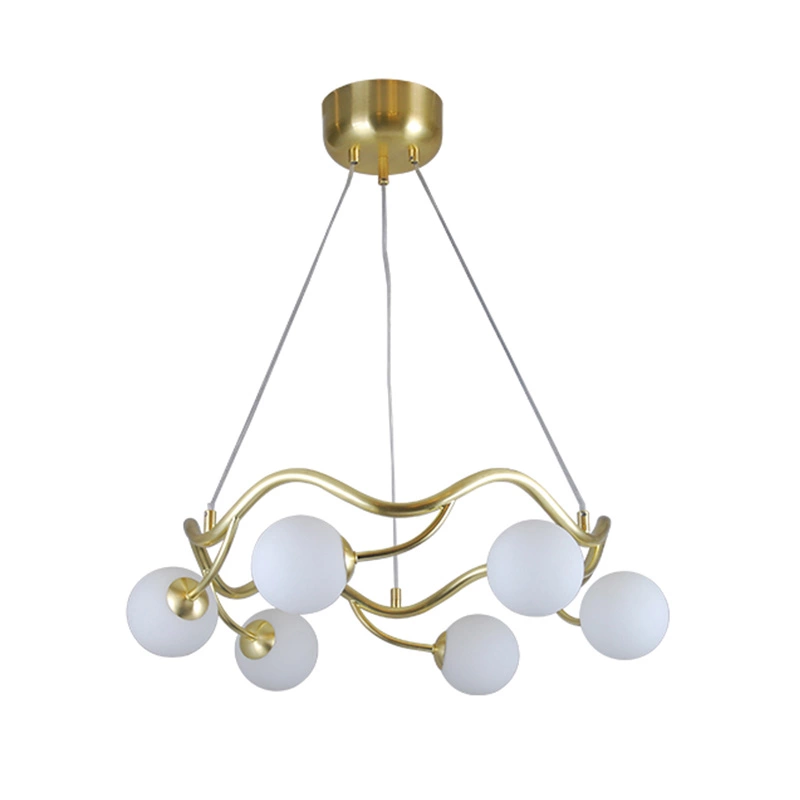 Beirazko Ball Chandelier modernoa